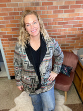 Load image into Gallery viewer, Yellowstone Black Aztec Jacket