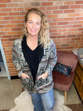 Load image into Gallery viewer, Yellowstone Black Aztec Jacket