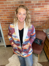 Load image into Gallery viewer, Yellowstone Rust Aztec Jacket