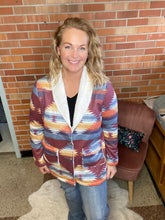 Load image into Gallery viewer, Yellowstone Rust Aztec Jacket