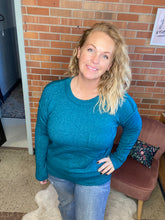 Load image into Gallery viewer, Pick Me Teal Sweater