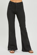 Load image into Gallery viewer, Risen Brand Black Flare Jeans