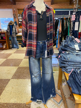 Load image into Gallery viewer, Risen Brand Dark Wash Flare Jeans