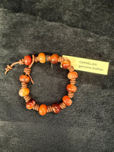 Load image into Gallery viewer, Knotted Leather & Gemstone Bracelets