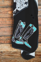 Load image into Gallery viewer, Stompin Boots Cowprint Blanket