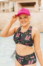 Load image into Gallery viewer, Neon Nights Reversible Swimsuit Bottoms