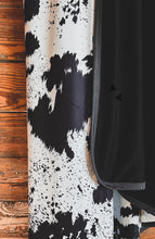 Load image into Gallery viewer, Stompin Boots Cowprint Blanket