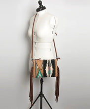 Load image into Gallery viewer, Dylan Aztec Purse with Fringe