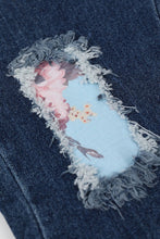 Load image into Gallery viewer, Kids Aqua Floral Top and Jeans Set - Ella’s Arrow