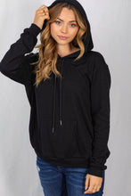 Load image into Gallery viewer, Life's A Beach Black Hoodie - Ella’s Arrow