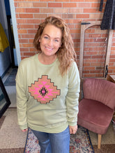 Load image into Gallery viewer, Western Point Sage Sweatshirt - Ella’s Arrow