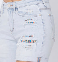 Load image into Gallery viewer, Judy Blue Aztec Pocket Jean Shorts