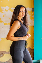 Load image into Gallery viewer, Summer Sunrise Black Tank - Ella’s Arrow