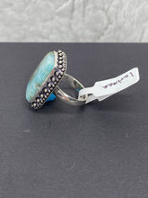Load image into Gallery viewer, Larimar Rectangle Ring - Ella’s Arrow