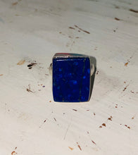 Load image into Gallery viewer, Lapis Lazuli Square Ring - Ella’s Arrow