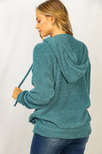 Load image into Gallery viewer, Warm Hearted Teal Hoodie - Ella’s Arrow