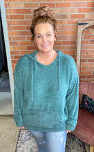 Load image into Gallery viewer, Warm Hearted Teal Hoodie - Ella’s Arrow