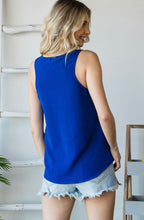 Load image into Gallery viewer, In Your Eyes Blue Tank - Ella’s Arrow