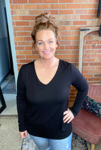 Load image into Gallery viewer, Broken Road Black Top - Ella’s Arrow