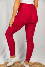 Load image into Gallery viewer, Work It Red Leggings