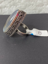 Load image into Gallery viewer, Botswana Agate Teardrop Ring - Ella’s Arrow