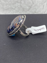 Load image into Gallery viewer, Sodalite Large Oval Ring - Ella’s Arrow