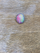 Load image into Gallery viewer, Short Oval Rainbow Tie Dye Ring - Ella’s Arrow