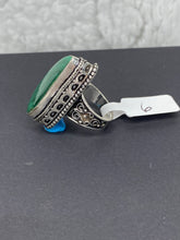 Load image into Gallery viewer, Malachite Long Teardrop Ring - Ella’s Arrow