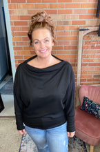 Load image into Gallery viewer, One More Day Black Top - Ella’s Arrow