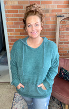 Load image into Gallery viewer, Warm Hearted Teal Hoodie - Ella’s Arrow