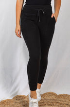 Load image into Gallery viewer, High Waisted Buttery Soft Black Joggers - Ella’s Arrow