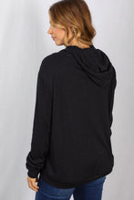 Load image into Gallery viewer, Life's A Beach Black Hoodie - Ella’s Arrow