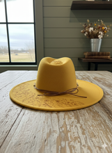 Load image into Gallery viewer, Bohemian Daisy Custom Burned Hat
