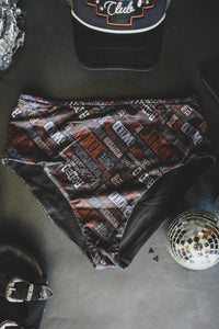 Retro Western Reversible Swimsuit Bottoms