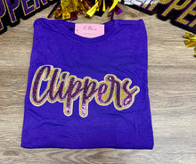 Load image into Gallery viewer, Clippers Purple Graphic Tee
