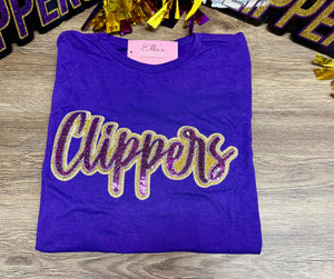 Clippers Purple Graphic Tee