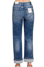 Load image into Gallery viewer, Zenana Dark Wash Straight Cut Jeans
