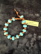 Load image into Gallery viewer, Knotted Leather &amp; Gemstone Bracelets
