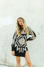 Load image into Gallery viewer, Ruidoso Rodeo Aztec Sweater Dress

