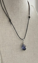 Load image into Gallery viewer, Evelynn Teardrop Leather Necklace
