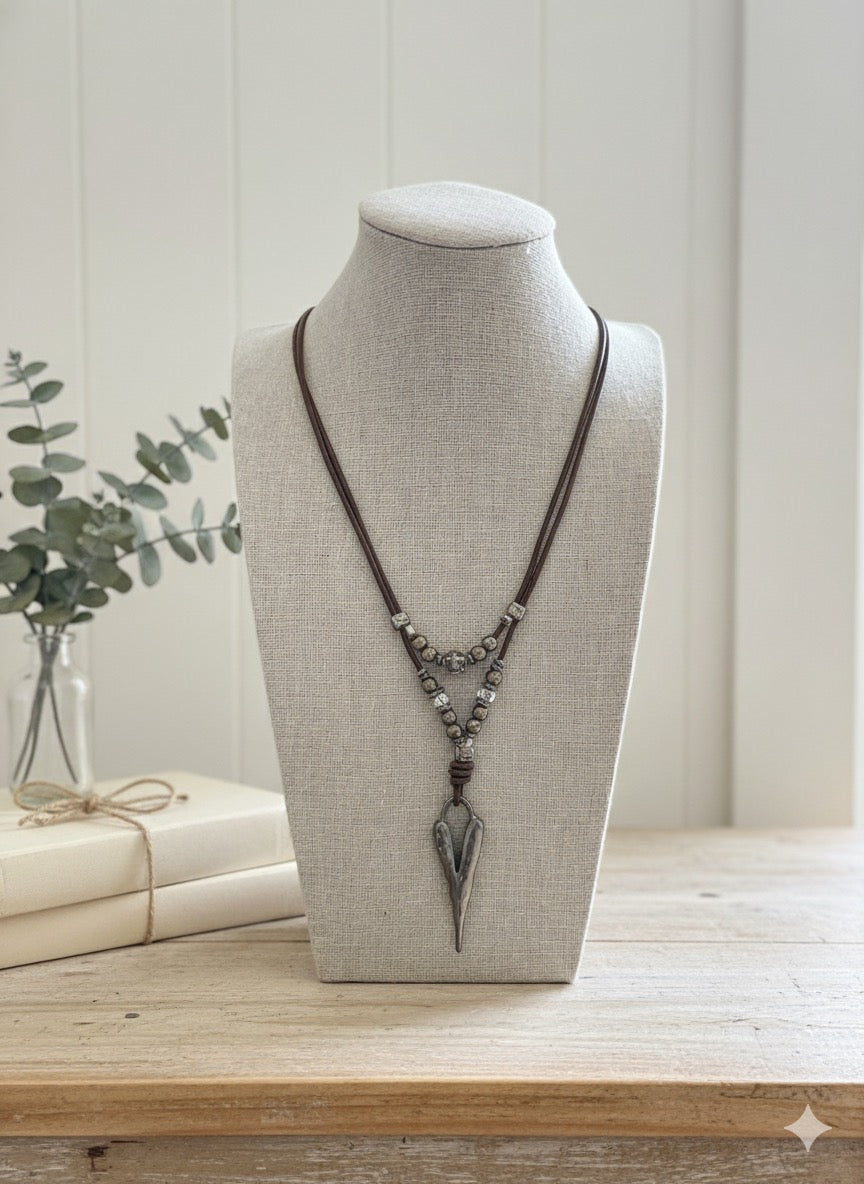 Rosalie Weeping Heart Necklace