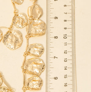 Layered Gold Charm Necklace Set