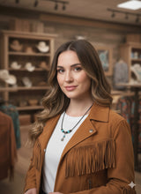 Load image into Gallery viewer, Willa Genuine Leather Necklace
