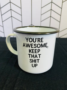 Swag Brewery Enamel Mug