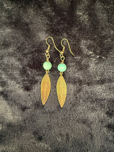 Vera Feather Bead Earrings