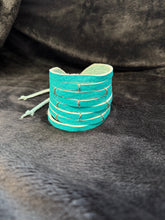 Load image into Gallery viewer, Sasha Genuine Leather Shredded Cuffs
