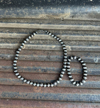 Load image into Gallery viewer, Deadwood Sterling Silver Pearl Necklace &amp; Bracelet Set
