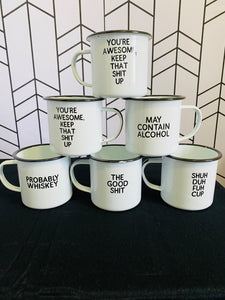 Swag Brewery Enamel Mug