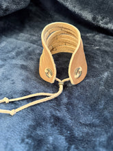 Load image into Gallery viewer, Sasha Genuine Leather Shredded Cuffs
