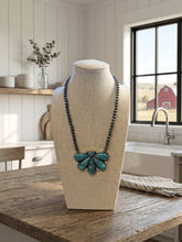 Load image into Gallery viewer, Cheyenne Squash Blossom Pendant Necklace
